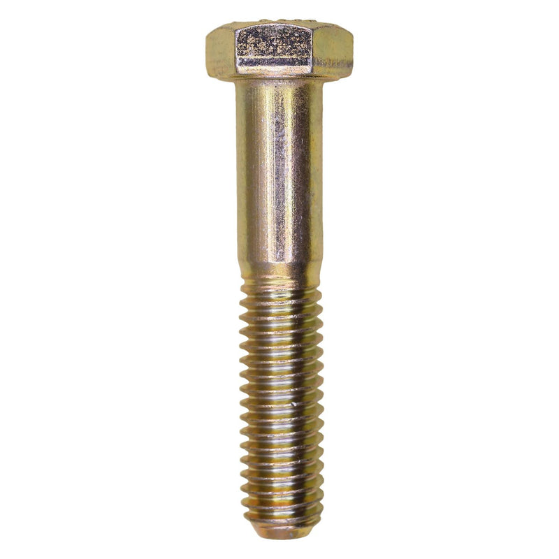 3/8"-16x2" Hex Head Grade 8 Cap Screw Alloy, Yellow Zinc Dichromate
