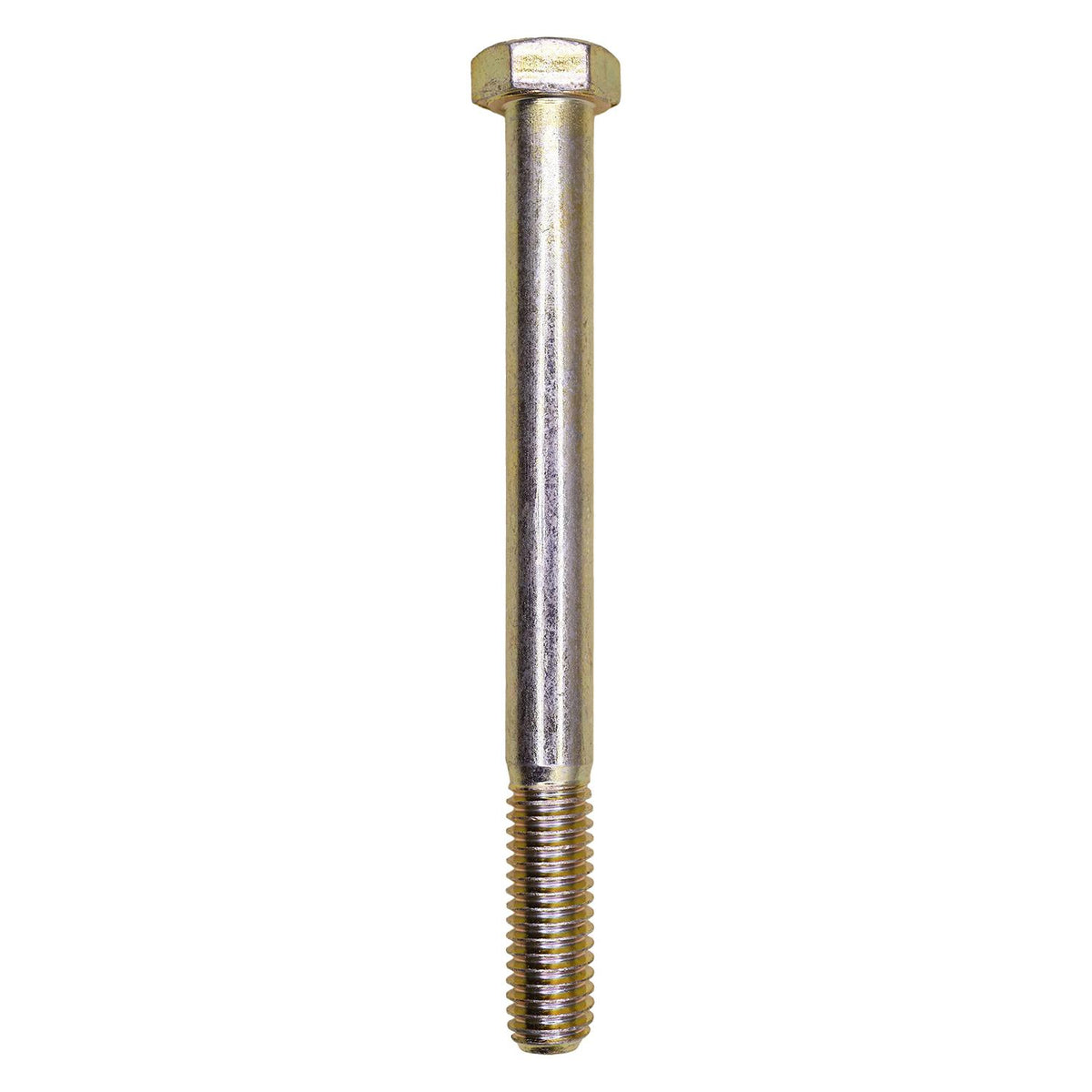 3/8"-16x4" Hex Head Grade 8 Cap Screw Alloy, Yellow Zinc Dichromate