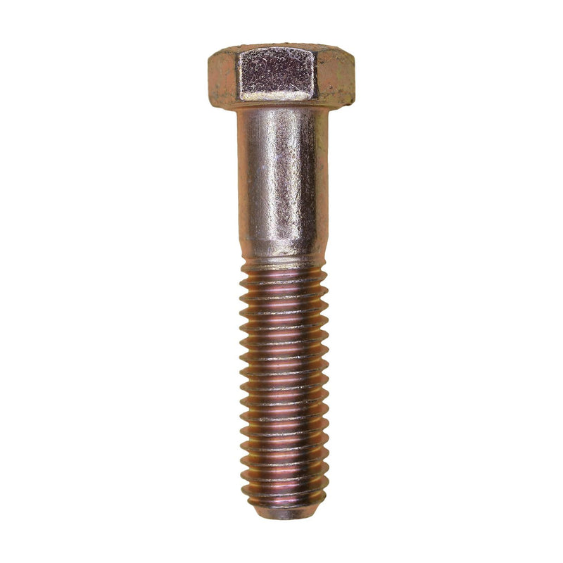 7/16"-14x2" Hex Head Grade 8 Cap Screw Alloy, Yellow Zinc Dichromate