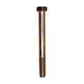 7/16"-14x4" Hex Head Grade 8 Cap Screw, Yellow Zinc Dichromate