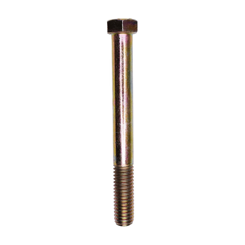 7/16"-14x4" Hex Head Grade 8 Cap Screw, Yellow Zinc Dichromate