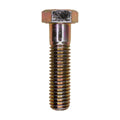 1/2"-13x2" Hex Head Grade 8 Cap Screw Alloy, Yellow Zinc Dichromate