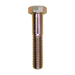 1/2"-13x2-1/2" Hex Head Grade 8 Cap Screw Alloy, Yellow Zinc Dichromate