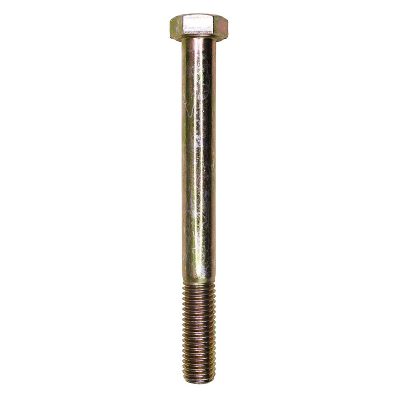 1/2"-13x5" Hex Head Grade 8 Cap Screw Alloy, Yellow Zinc Dichromate
