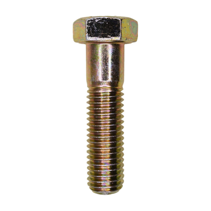 5/8"-11x2-1/2" Hex Head Grade 8 Cap Screw Alloy, Yellow Zinc Dichromate