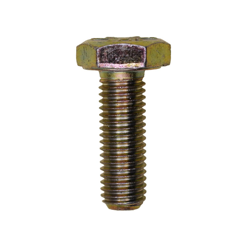 1/4"-28x3/4" Hex Head Grade 8 Cap Screw Alloy, Yellow Zinc Dichromate