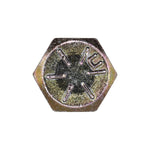 1/4"-28x3/4" Hex Head Grade 8 Cap Screw Alloy, Yellow Zinc Dichromate