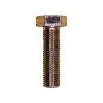 3/8"-24x1-1/4" Hex Head Grade 8 Cap Screw Alloy, Yellow Zinc Dichromate
