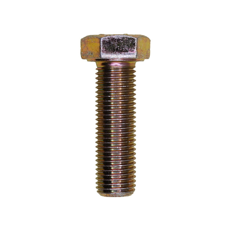 3/8"-24x1-1/4" Hex Head Grade 8 Cap Screw Alloy, Yellow Zinc Dichromate