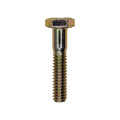 1/2"-20x3" Hex Head Grade 8 Cap Screw Alloy, Yellow Zinc Dichromate