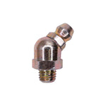 1/4"-28 45 Degrees Grease Fitting, Plated, 29/32" Overall Length