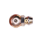 1/4"-28 90 Degrees Grease Fitting, Plated, 45/64" Overall Length