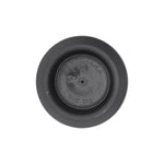 1" Polyethylene Plastic Plug Button with Depressed Center Hole, 1-3/8" Head