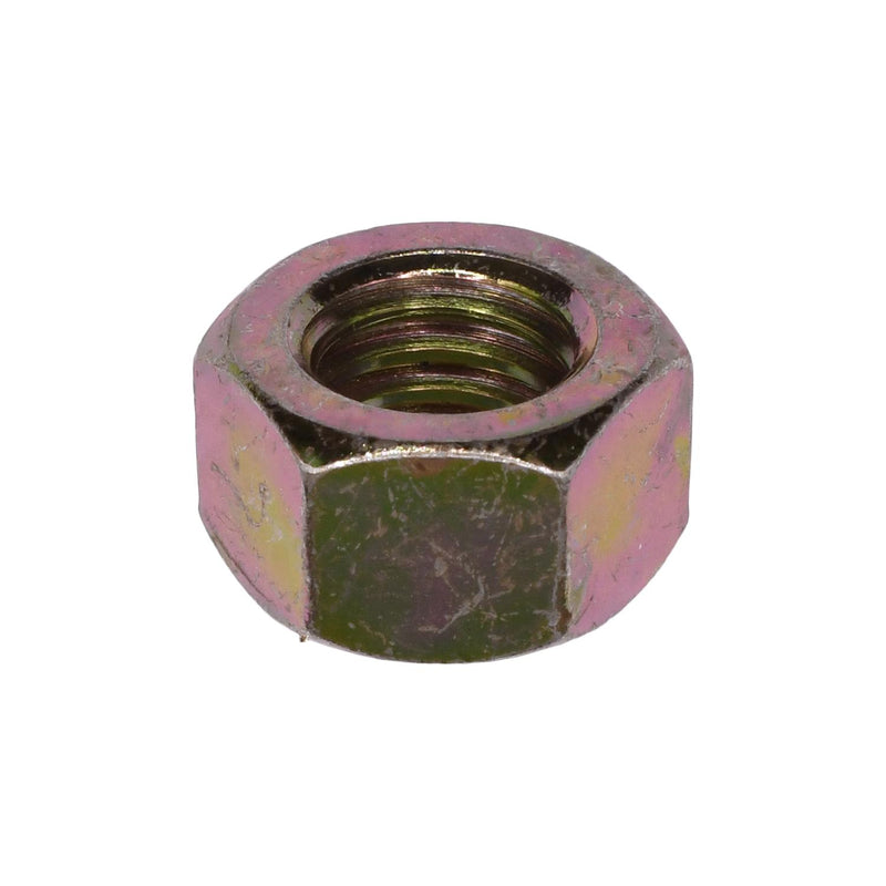 3/8"-16 High Alloy Grade 8 Hex Nut, Yellow Zinc Chromate