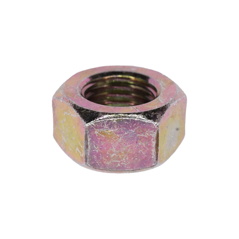 7/16"-20 High Alloy Grade 8 Hex Nut, Yellow Zinc Chromate