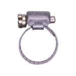 1/4" Stainless Steel Band - Steel Screw Mini Hose Clamp, Plated Screw