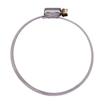 1-5/8" 300 Stainless Steel Band & Saddle, Steel Screw Hose Clamps, Plated Screw & Housing