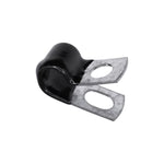 1/4" Closed Clamp Small Galvanized Vinyl Coated
