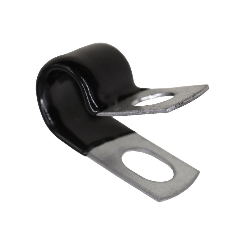 5/16" Closed Clamp Small Galvanized Vinyl Coated