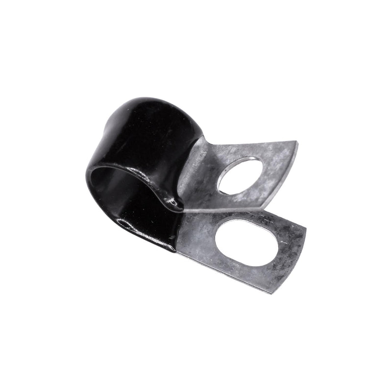 3/8" Closed Clamp Small Galvanized Vinyl Coated