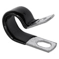 1/2" Closed Clamp Small Galvanized Vinyl Coated
