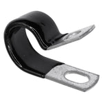 1/2" Closed Clamp Small Galvanized Vinyl Coated