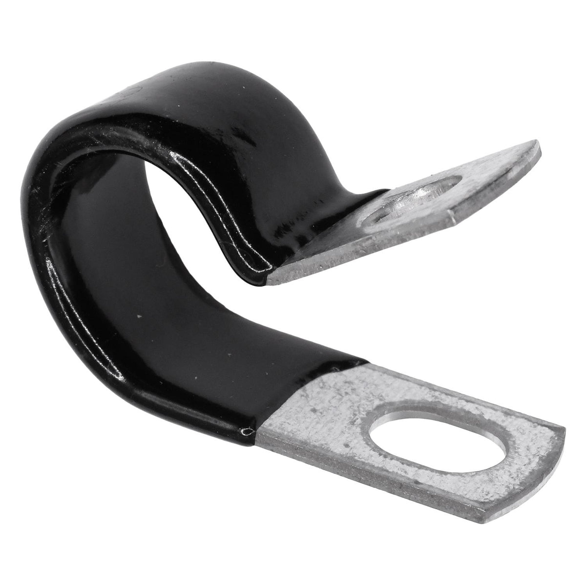 1/2" Closed Clamp Small Galvanized Vinyl Coated