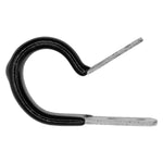 1/2" Closed Clamp Small Galvanized Vinyl Coated