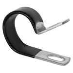 5/8" Closed Clamp Small Galvanized Vinyl Coated