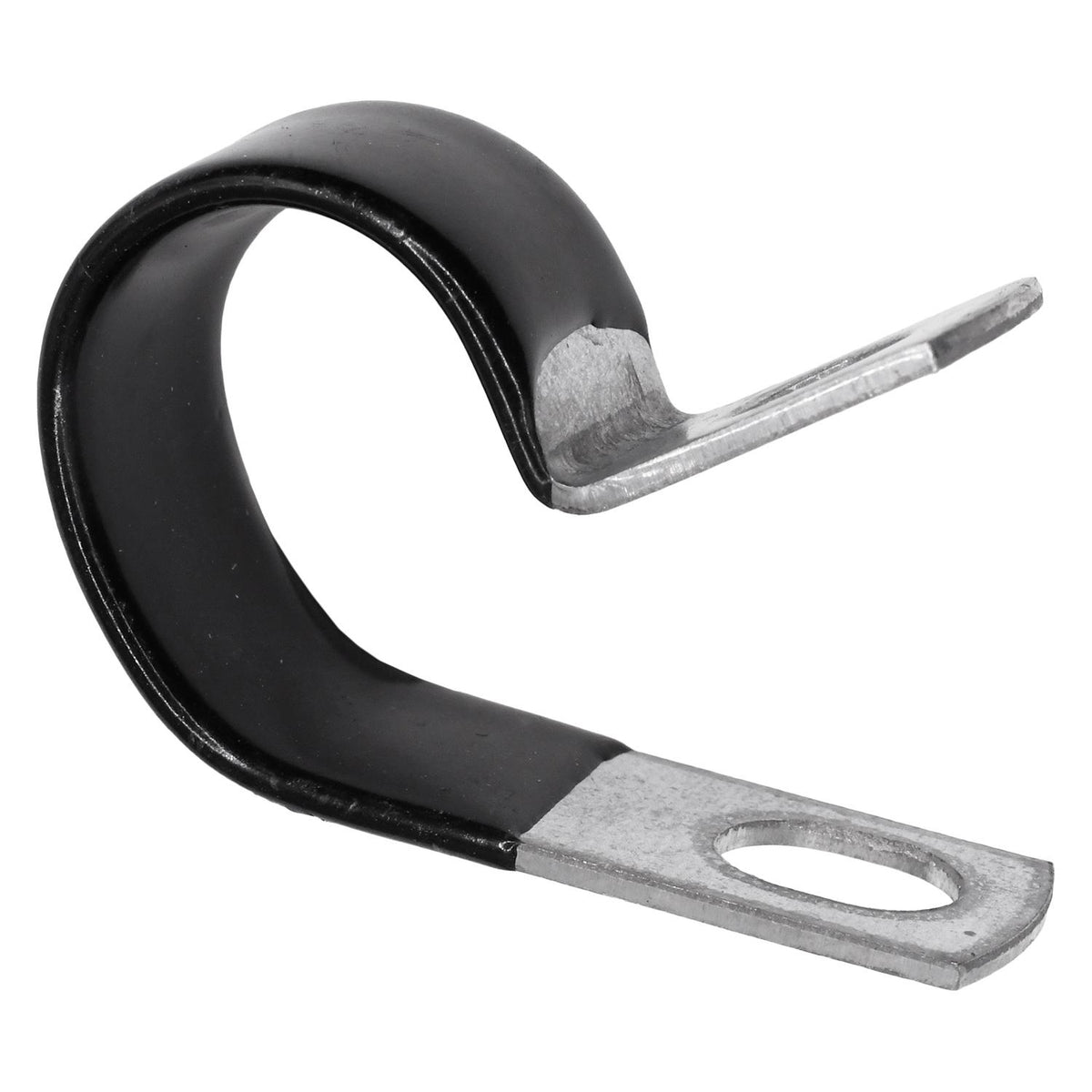 5/8" Closed Clamp Small Galvanized Vinyl Coated