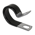 3/4" Closed Clamp Small Galvanized Vinyl Coated