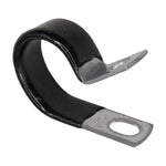 3/4" Closed Clamp Small Galvanized Vinyl Coated