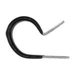 3/4" Closed Clamp Small Galvanized Vinyl Coated