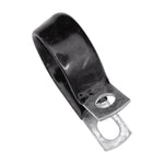 7/8" Closed Clamp Small Galvanized Vinyl Coated