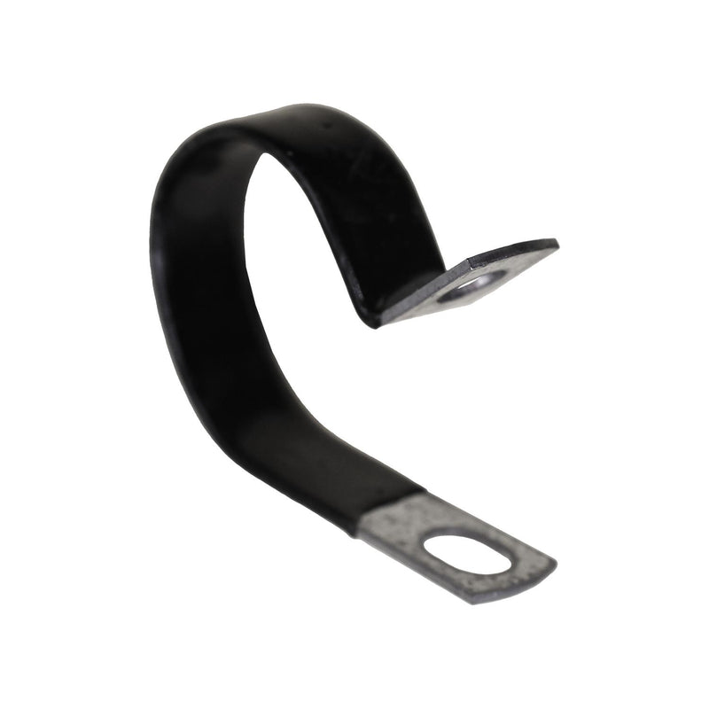 1" Closed Clamp Small Galvanized Vinyl Coated