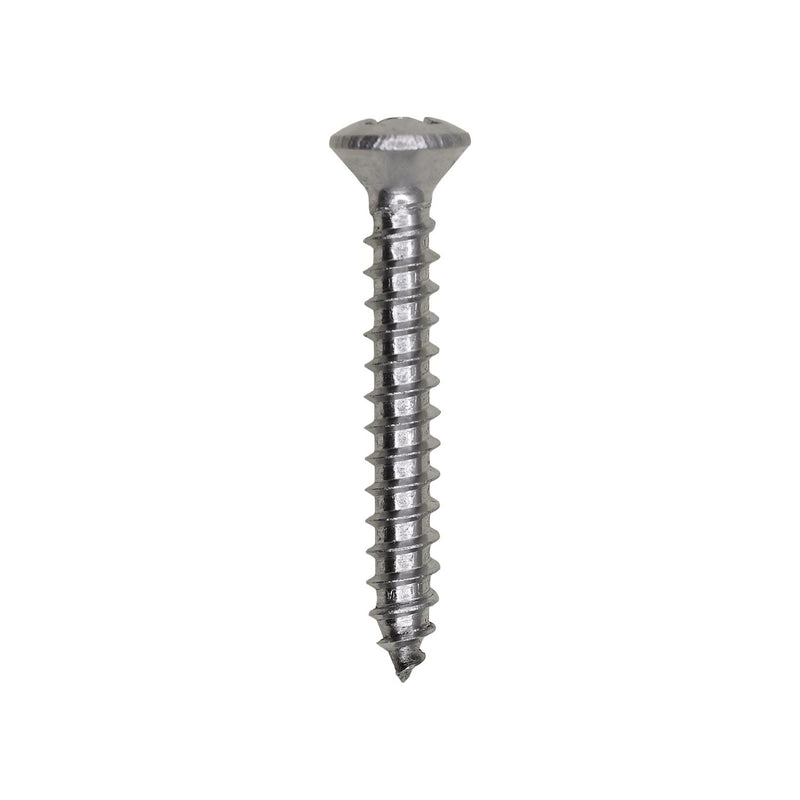 #6x1" Phillips Oval Head Tapping Screw Grade, Type A/AB