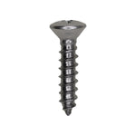 #8x3/4" Phillips Oval Head Tapping Screw Grade, Type A/AB