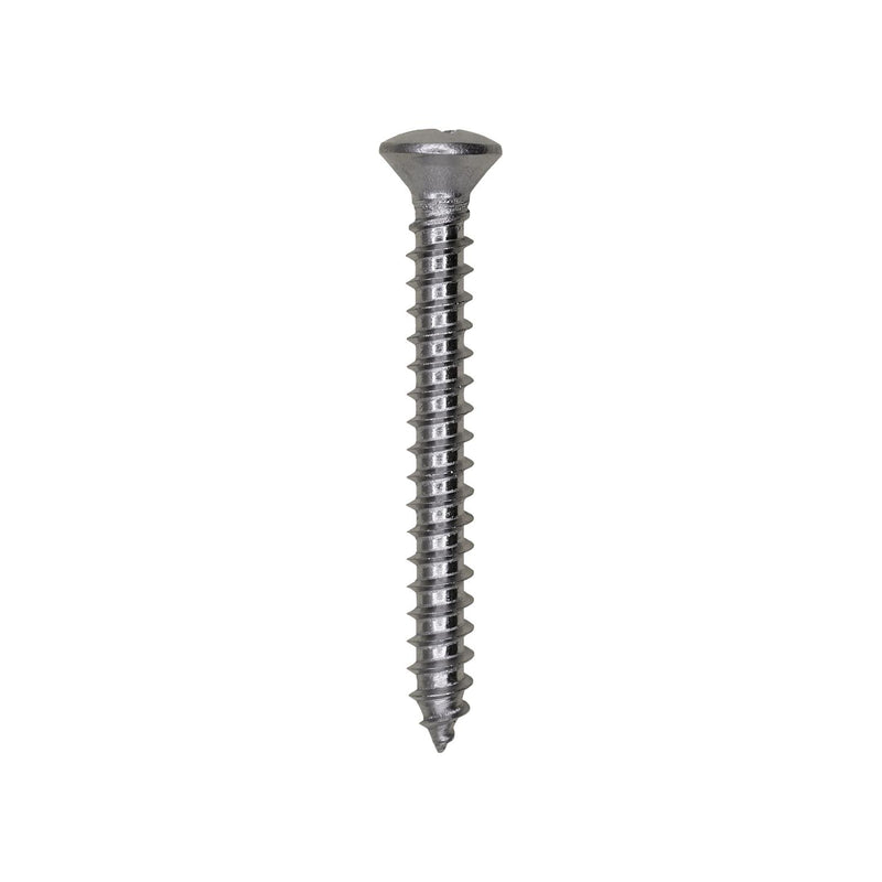 #8x1-1/2" Phillips Oval Head Tapping Screw Grade, Type A/AB