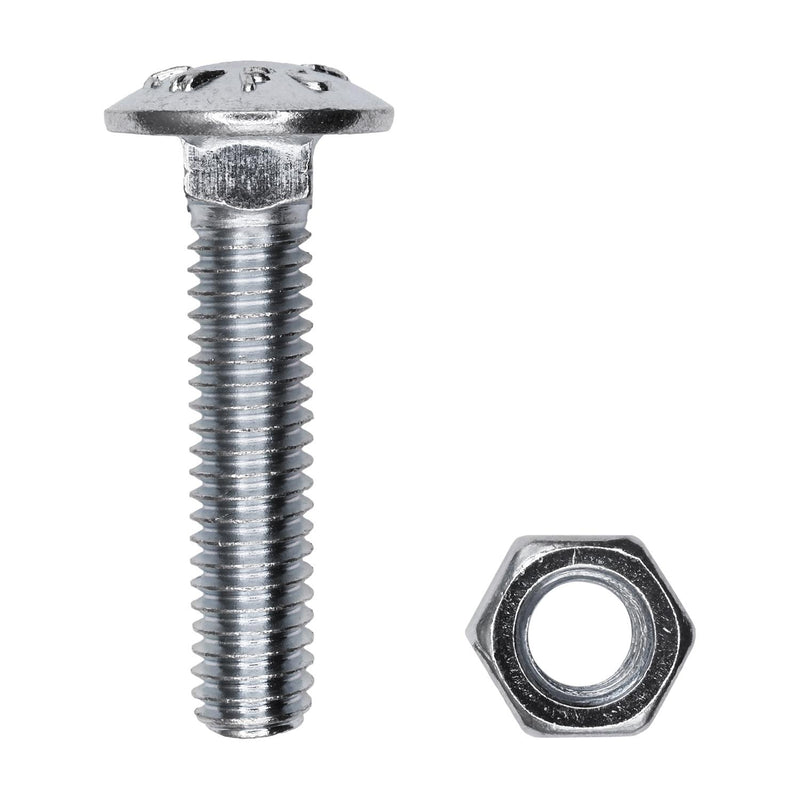 5/16"x1-1/2" Carriage Bolt, Zinc
