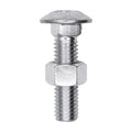6" Carriage Bolt, Zinc