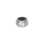 #8-32 Nylon Insert Hex Stop Nut, Zinc