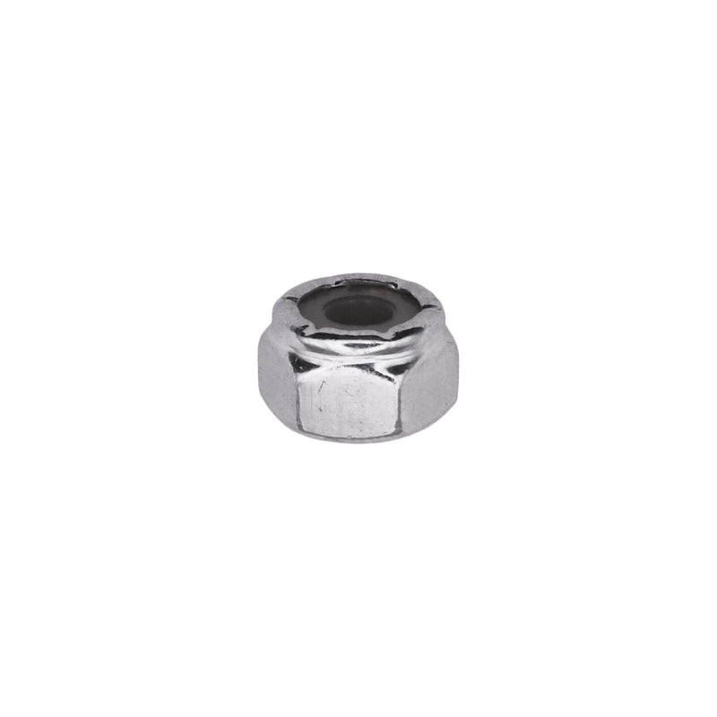 #8-32 Nylon Insert Hex Stop Nut, Zinc