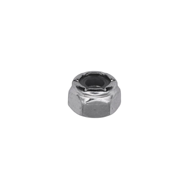 #10-24 Nylon Insert Hex Stop Nut, Zinc