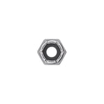 #10-24 Nylon Insert Hex Stop Nut, Zinc