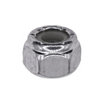 1/4"-20 Nylon Insert Hex Stop Nut, Zinc