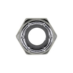 1/4"-28 Nylon Insert Hex Stop Nut, Zinc