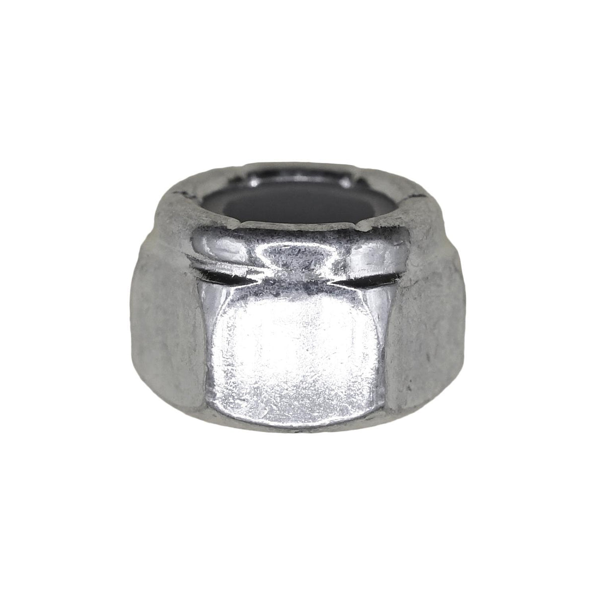 5/16"-18 Nylon Insert Hex Stop Nut, Zinc