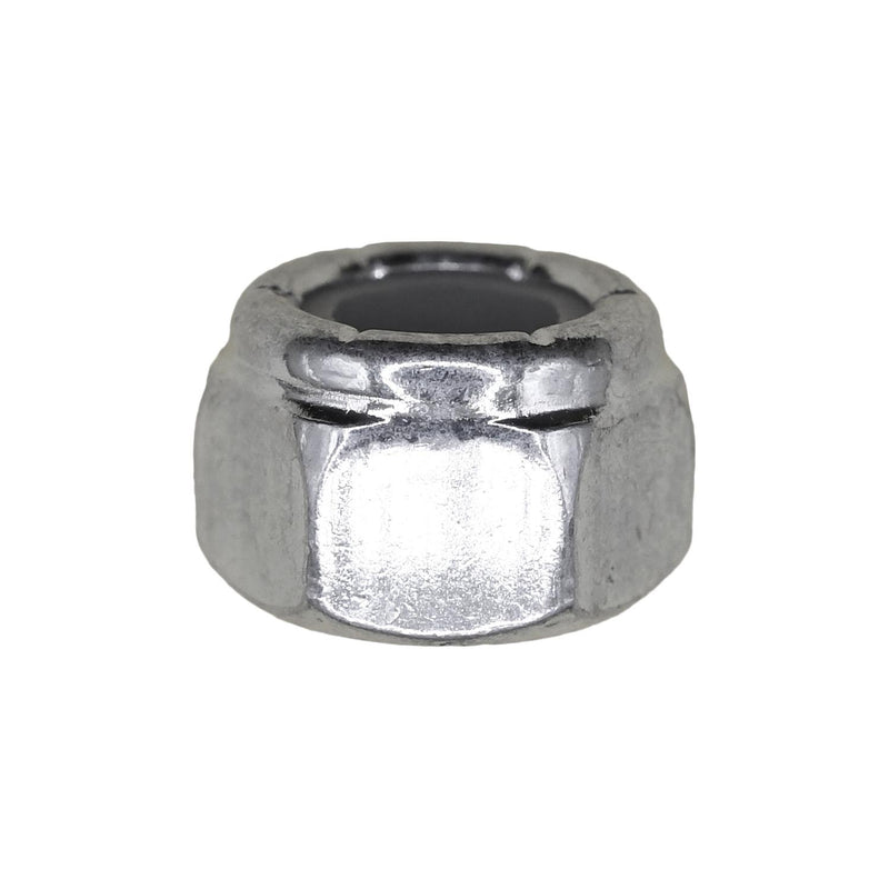 5/16"-18 Nylon Insert Hex Stop Nut, Zinc