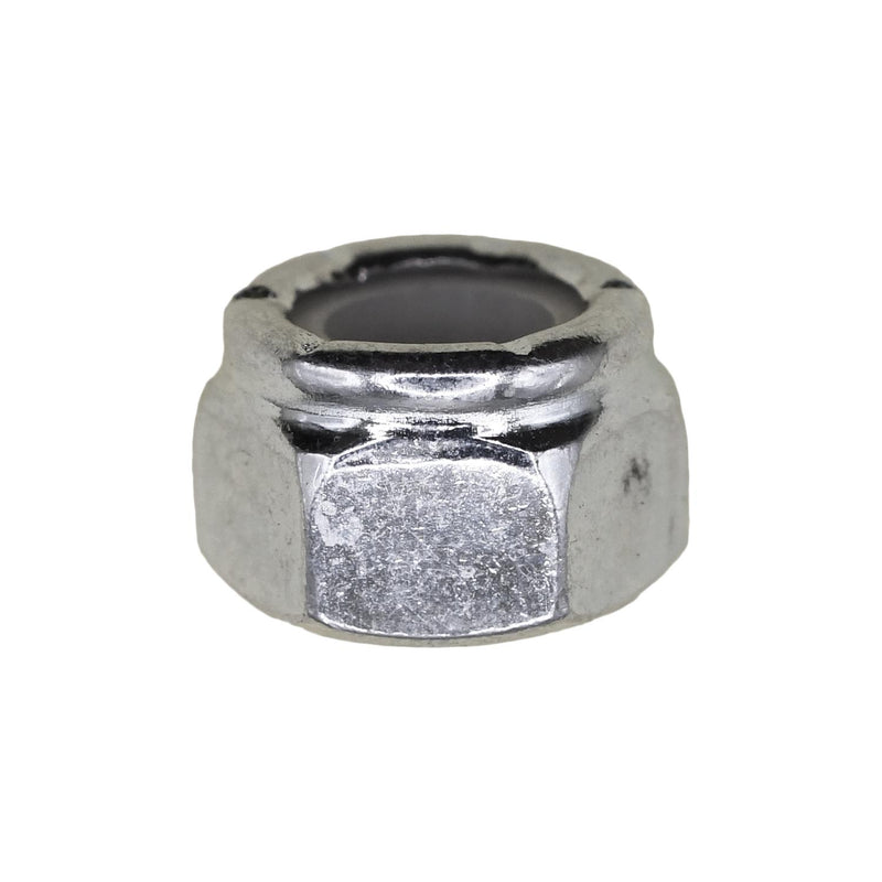 5/16"-24 Nylon Insert Hex Stop Nut, Zinc