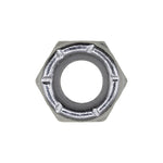 5/16"-24 Nylon Insert Hex Stop Nut, Zinc
